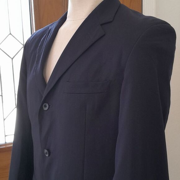 Versini 3 Button Wool Blazer 40 Short - Picture 3 of 17